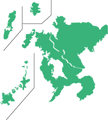 長崎県と佐賀県の地図